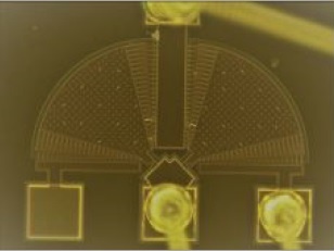 Optical image of a MEMS resonator | Wearable Design | Delphon